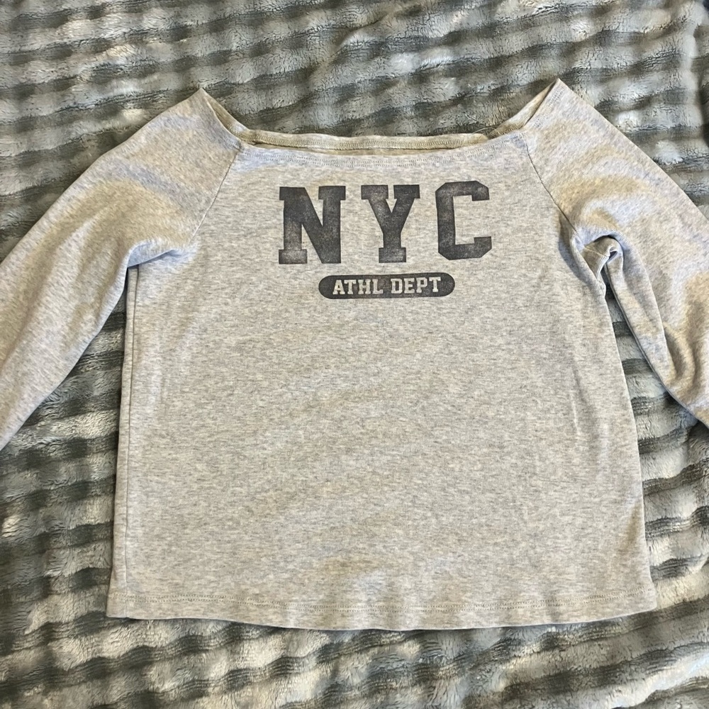 Hollister off the shoulder long sleeve top